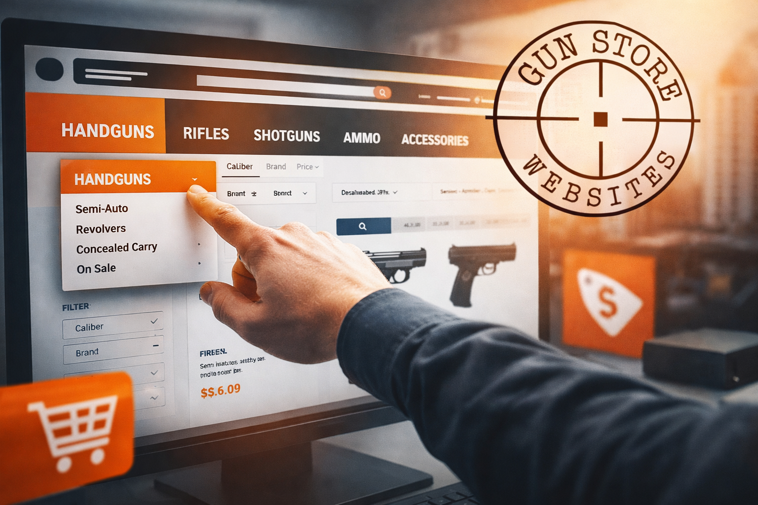 Gun Store Navigation